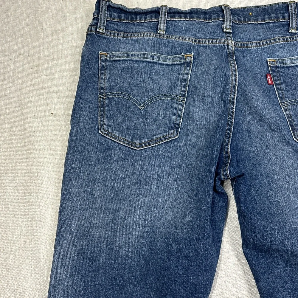 Levis Shorts Mens W38 Blue Slim Straight‎ Denim Cut Offs 511 Frayed